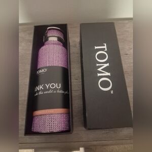 TOMO Glam Water Bottle Bling  In Box 25oz PINK